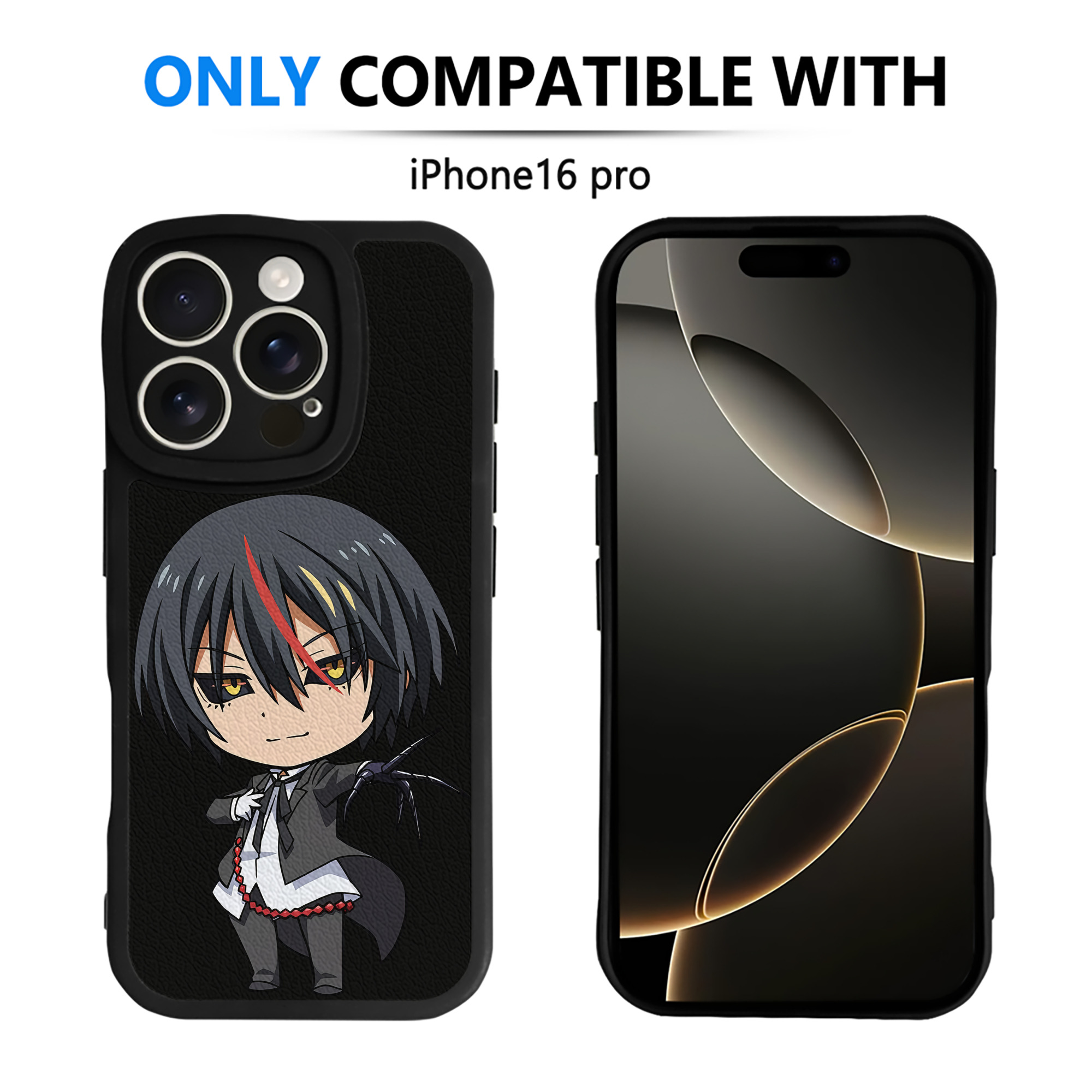 （画像用） 転スラ Regarding Reincarnated to Slime 【iPhone 16シリーズ対応】シリコンスマホケース（レザー調） 材質：シリコン